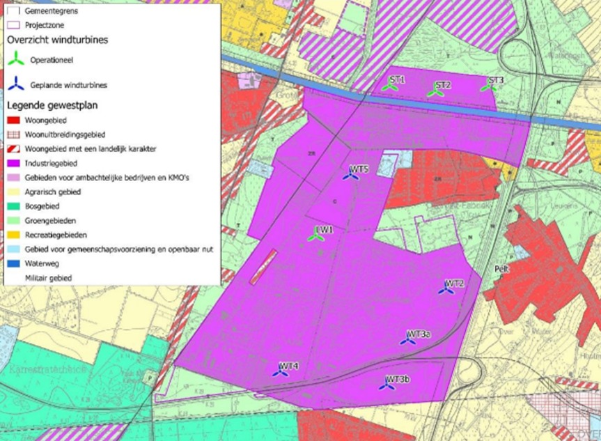 Burgemeester geeft uitleg over het openbaar onderzoek windmolens Nolimpark